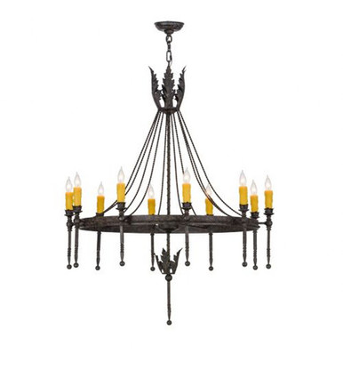 Amaury 10 Light Chandelier 48 x 36 Inches Wide by Meyda Tiffany - 160821