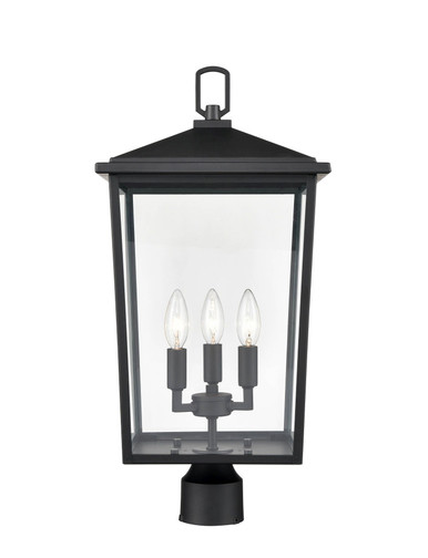 Fetterton 3Light Outdoor Post Mount 22.75 Inch x 11 Inch Wide by Millennium - 2983-PBK