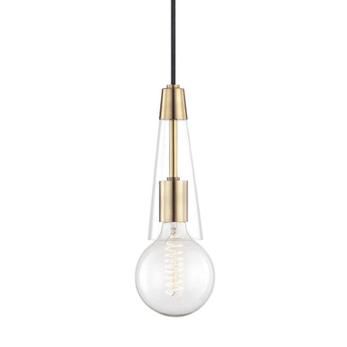 Joni 1 Light Mini Pendant by Mitzi - H103701-AGB