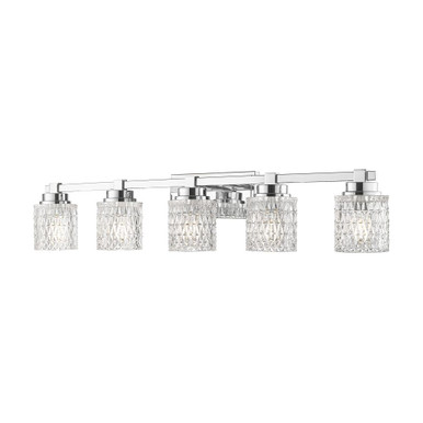 Jacqueline 5 Light Bath Vanity 7.75 Inch Tall and 40.25 Inch Wide by Z Lite - 6101-5V