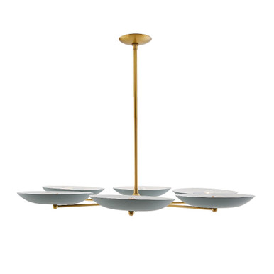 Griffith 6 Light Chandelier 11 Inches Tall and 40 Inches Wide by Arteriors - 89648