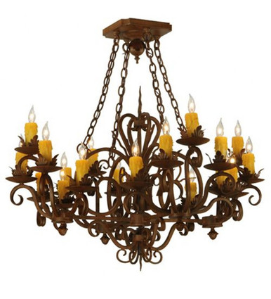 Kimberly 20 Light Chandelier 35 x 54 Inches Wide by Meyda Tiffany - 130490