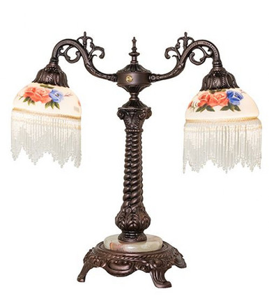 Roussillon 2 Light Table Lamp 20 In H and 21 In W by Meyda Tiffany 271968 - 271968