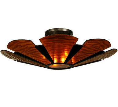 Metro Fusion Elite 4 Light Semi Flush Mount 15 x 48.75 In by Meyda Tiffany - 135083