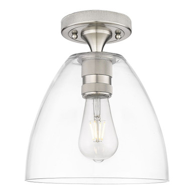 Crown Point 1 Light Flush Mount 9 Inch Wide and 11 Inch Tall by Innovations - 434-1F-GBD-9