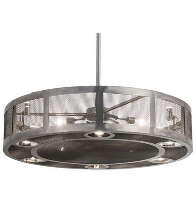 Paloma Golpe 6 Light Fandelier 60 In H and 48 In W by Meyda Tiffany - 165184