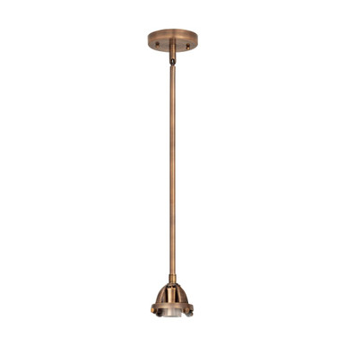 Nouveau 2 1 Light Stem Hung Mini Pendant 3.25X3.38 Inch Wide by Innovations - 288-1S