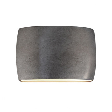 Ambiance Wide ADA Large Oval Wall Sconce Closed Top by Justice Design - CER-8898