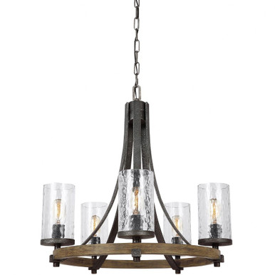 Angelo 5 Light Medium Chandelier by Visual Comfort Studio - F3133/5DWK/SGM