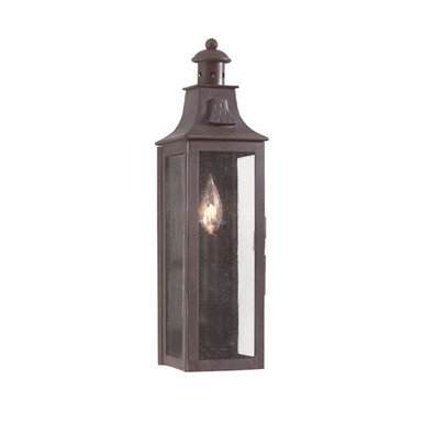 1 Light Outdoor Wall Mount 17.5 Inch Tall by Troy - B9007-SFB