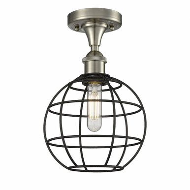 Lake Placid One Light 8 Inch Wide Semi Flush Mount by Innovations - 516-1C-LP-8