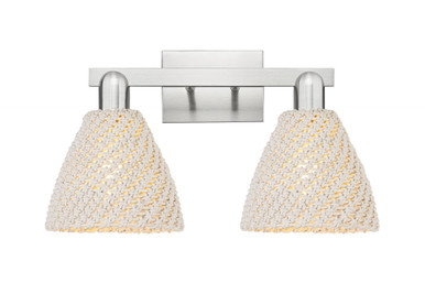 Natural Ballston Dome 2 Light Bath Vanity 16 Inch Wide by Innovations - 716-2W-NBD-75_P
