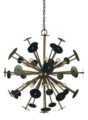 Apogee 20 Light Oversized Chandelier by Framburg - 4978AB_MB
