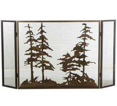 Tall Pines 30 Inch Fireplace Screen 126060 by Meyda Tiffany - 126060