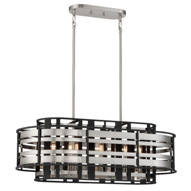 Presten 8 Light Oversized Island Pendant by Minka Metropolitan - N7988-420