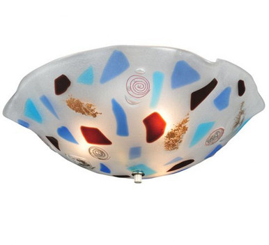 Atelier Festival 3 Light Flush Mount 6 x 18 Inch by Meyda Tiffany - 120076