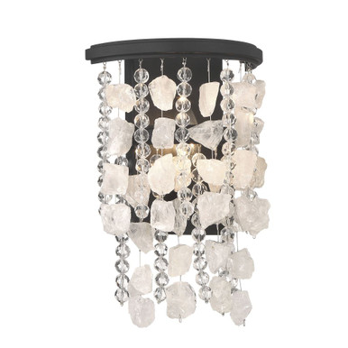 Shimmering Elegance 1 Light Wall Sconce by Minka Lavery - 6701-66