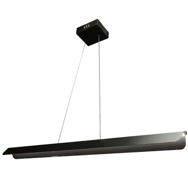 Pamelyn 30W 1 LED Oversized Pendant by Dainolite - PML-4830LEDHP-MB