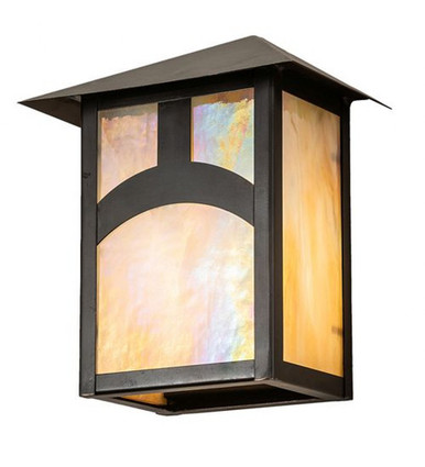 Seneca Hill Top 1 Light Wall Sconce 8.25 x 6.5 Inches by Meyda Tiffany - 255063