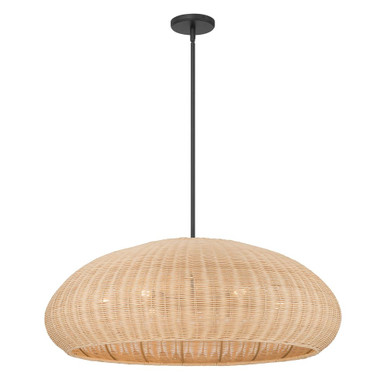 Natora 6 Light Pendant 11.75 Inch Tall and 32 Inch Wide by Millennium - 209106-MB