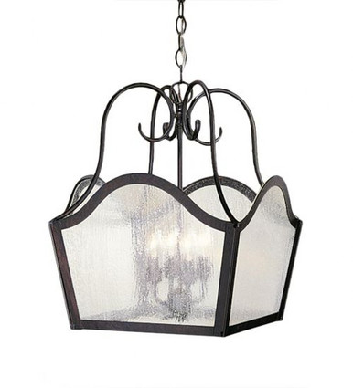 Terena 4 Light Pendant 19 Inches Tall and 16 Inches Wide by Meyda Tiffany - 118186