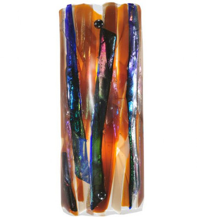 Metro Fusion Oceano 2 Light Wall Sconce 16 x 6.5 Inches by Meyda Tiffany - 122396