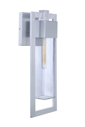 Perimeter 1 Light Outdoor Wall Lantern 21.75 Inch Tall by Craftmade - ZA4024-SA