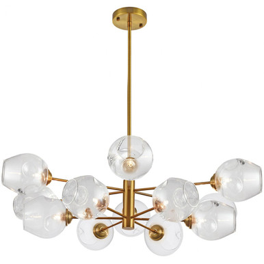 Abii 12 Light Large Round Pendant by Dainolite - ABI-3312P