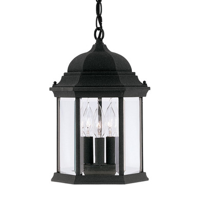 Devonshire 3 Light Outdoor Small Pendant by Designers Fountain - 2984-bk