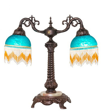 Roussillon 2 Light Table Lamp 20 In H and 21 In W by Meyda Tiffany 271970 - 271970