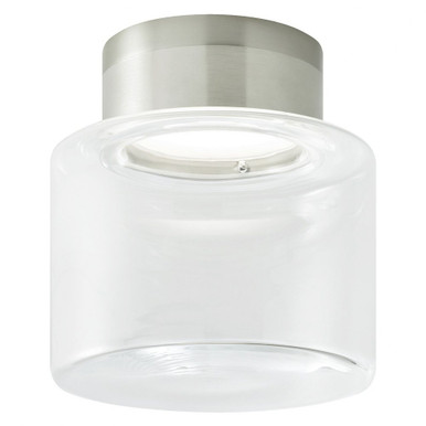 Casen Drum 1 LED 7.3 Inch Wide Flush Mount by Visual Comfort Modern - 700FMCASD