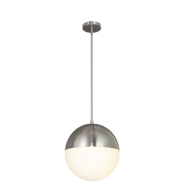 Fusion Ion 1 Light Medium Pendant by Justice Design - FSN-4152-OPAL