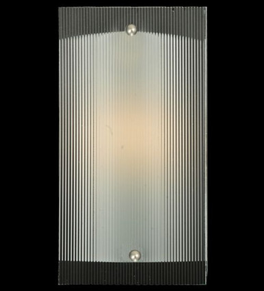 Metro Reeded 1 Light Wall Sconce 12 x 6 Inches by Meyda Tiffany - 111416