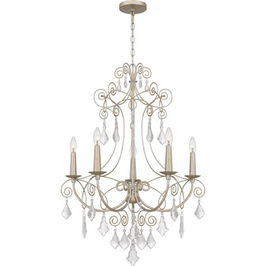 Merida 5 Light Large Chandelier by Quoizel - MER5028VG