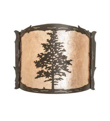 Tamarack 1 Light Wall Sconce 9.5 x 12 Inches by Meyda Tiffany - 252641