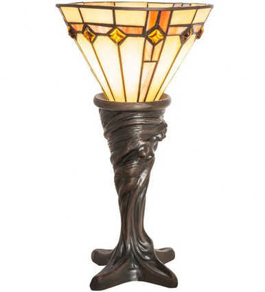 Belvidere 1 Light Mini Table Lamp 15.5 x 8 Inches by Meyda Tiffany - 244891