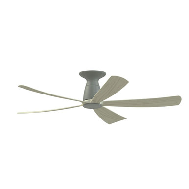 Kute 5 Blade Flush Ceiling Fan 10.32 Inch Tall X 52 Inch Wide by Fanimation - FPD5534AGP-F