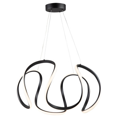 Mira 40W LED Large Pendant by Artcraft - AC7639BK