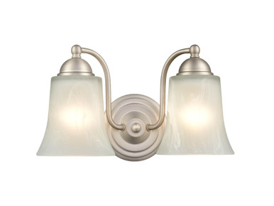 Abelia 2 Light Bath Vanity 8 Inch Tall and 12 Inch Wide by Millennium - 9332