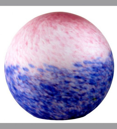 Pate De Verre 6 Inch W PINK/BLUE PATE DE VERRE ORB SHADE by Meyda Tiffany - 1604-575S