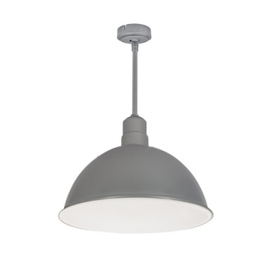 NRLM Series 48W LED Medium Pendant with 96 Inch Stem by Nora - NRLM-16T38GMLE4-96