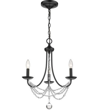 Mirabella 3 Light Small Chandelier by Golden - 7644-M3