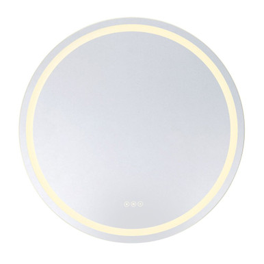 Beckett 42W LED Round Frontlit Backlit Mirror 32 Inch Wide by Savoy House - 2-1227-32