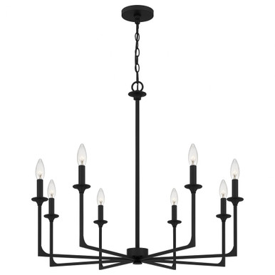 Prescott 8 Light Large Chandelier by Quoizel - PRC5032