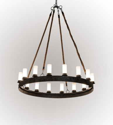 Costello Ring 16 Light Chandelier 138 x 59.75 Inches Wide by Meyda Tiffany - 232158