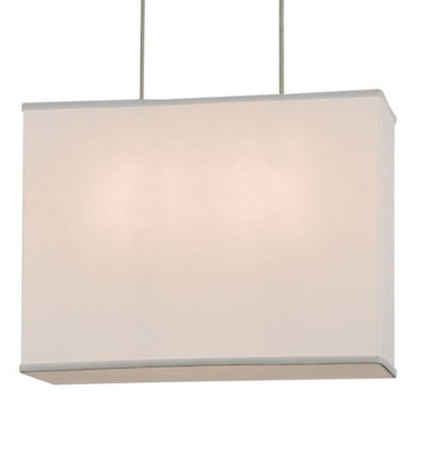Quadrato 2 Light Oblong Pendant 17.5 x 9 Inches by Meyda Tiffany - 147803