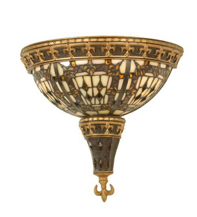 Fleur De Lis 2 Light Wall Sconce by Meyda Tiffany - 1981-2WS