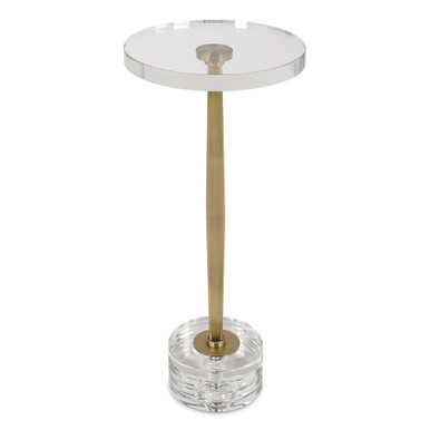 Groove Drink Table 23.75 Inch Tall and 10.25 Inch Wide by Uttermost - 22908
