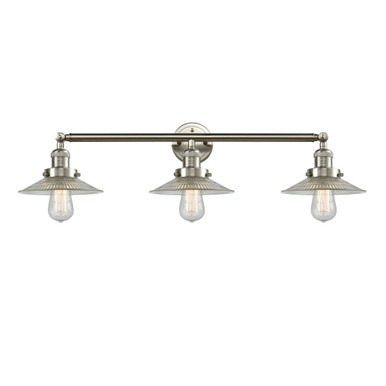 Halophane 3 Light Bath Vanity 10 Inch Tall X 32.5 Inch Wide by Innovations - 205-G1