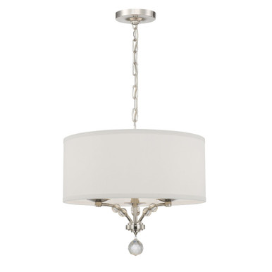 Mirage 3 Light Small Chandelier by Crystorama - 8005-pn